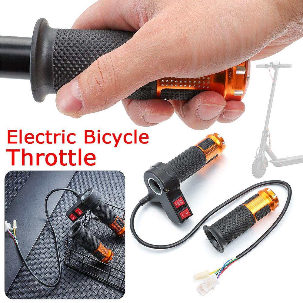 R-FLOWER Grip Throttle Sepeda Listrik Tahan Lama Maju Mundur Handle E-Bike Throttle Grip