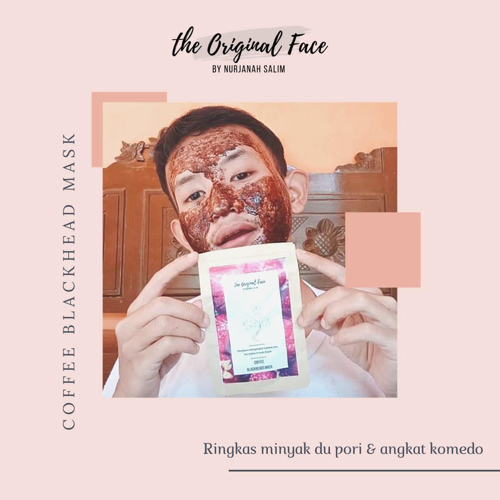 BEST!!! BPOM Masker kopi untuk komedo / masker wajah / masker komedo by NURJANAH SALIM