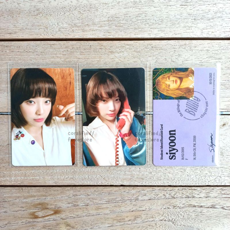 PC Photocard Billlie Moon Sua & Siyoon RING X RING