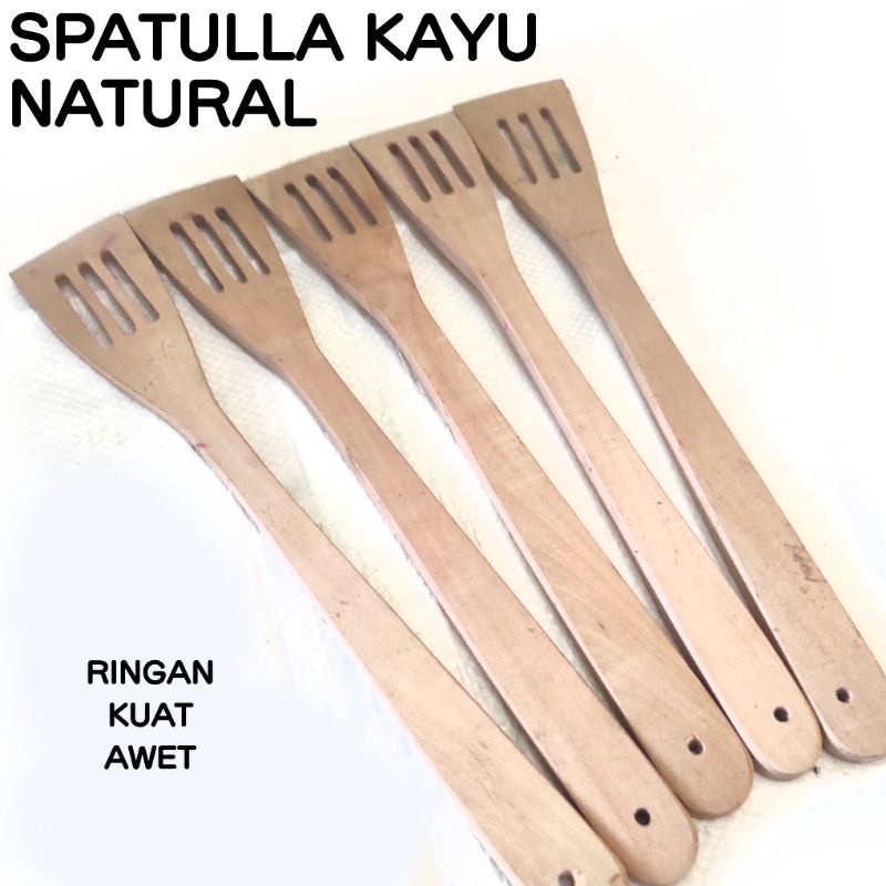 Alat Masak Sodet Serok Sutil Spatula Kayu Murah
