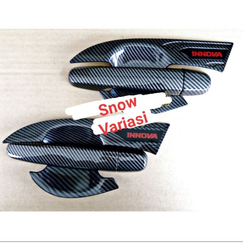 PAKET INNOVA LENGKAP COVER HANDLE DAN OUTER LUXURY CARBON 2004-2014