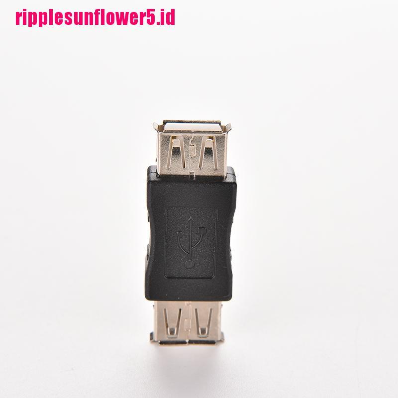 Adapter Konektor Gender Changer USB 2.0 Tipe A Female Ke Female