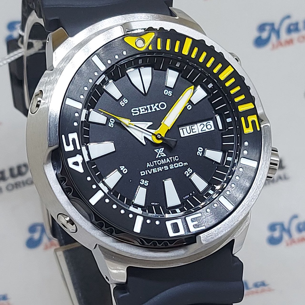 Seiko Prospex SRPE87K1 Baby Tuna Silicone - Jam Tangan Pria SRPE87