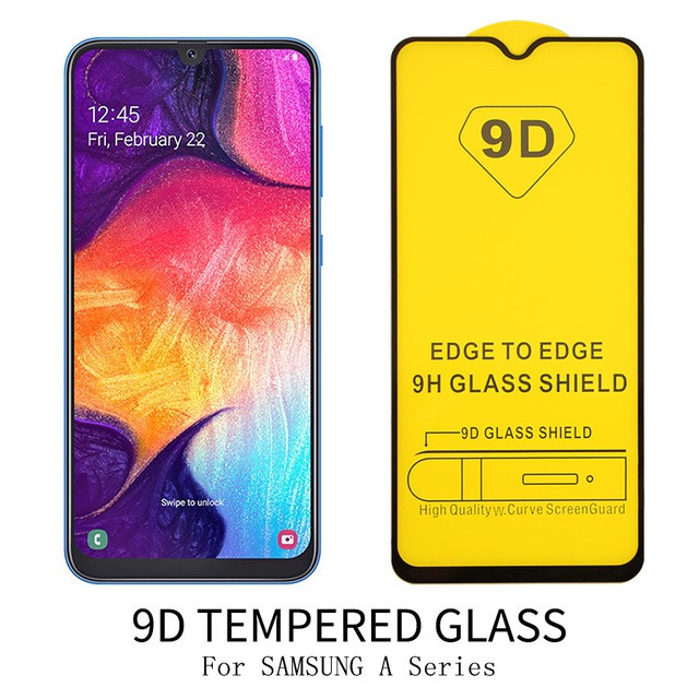 Tempered Glass Samsung A30 Antigores Kaca Pelindung Layar Screen Protector Full Cover