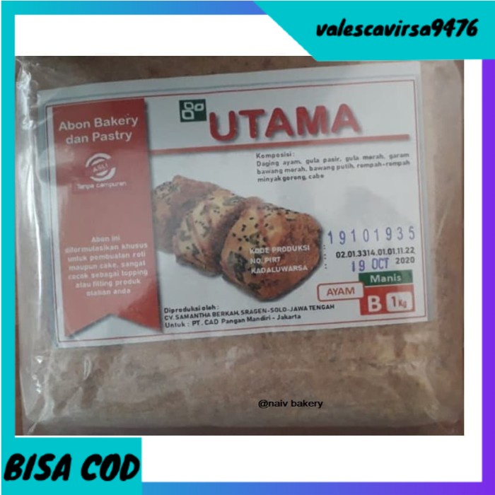 

⭐BISA COD⭐ ABON AYAM MANIS 1KG