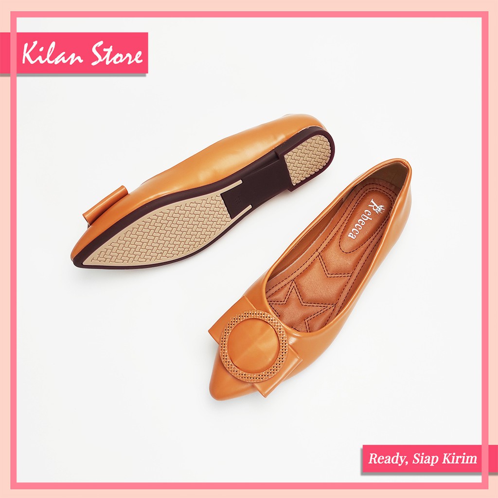 Flatshoes Wanita Humaira 1432102 - Sepatu Flat Wanita Sepatu Teplek Wanita
