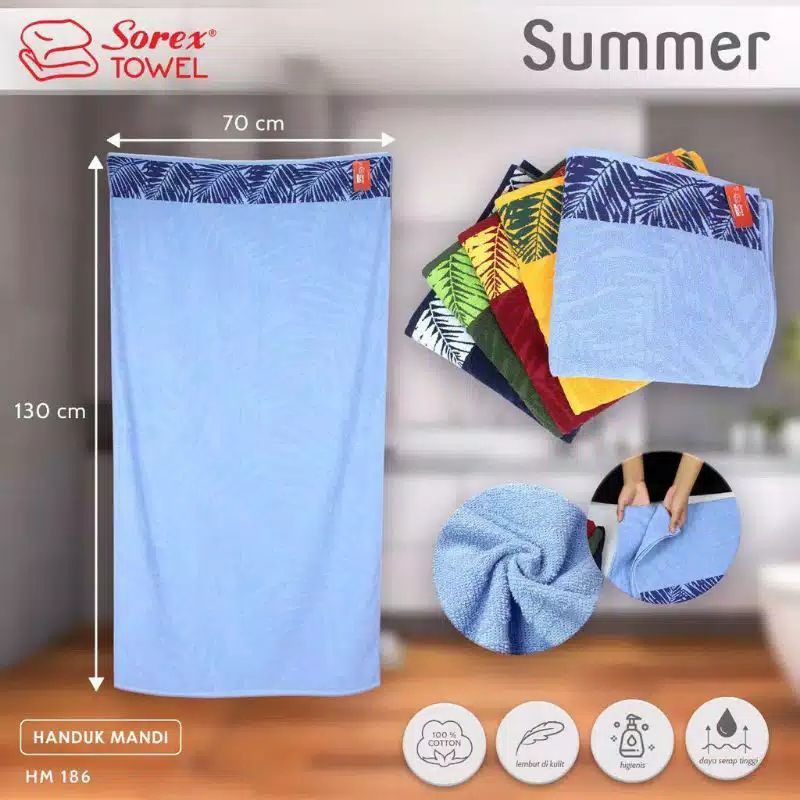 HANDUK MANDI SOREX  HM 186 COTTON MOTIF SUMMER