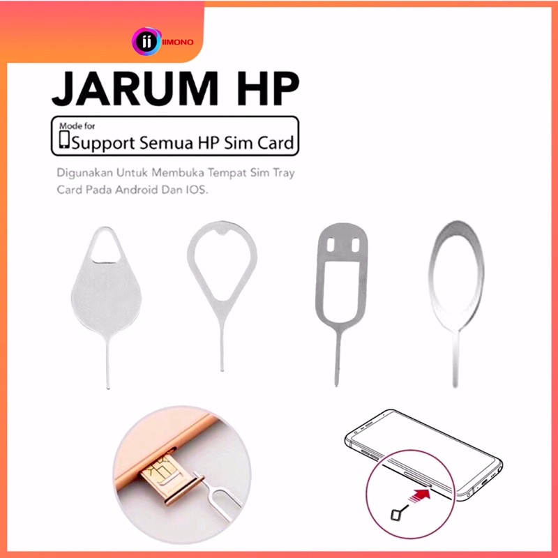 Jarum Ejector Simcard  Handpone (EMOJI.LOVE.DAUN.BULAT)/ Simcard Nossy Ejector