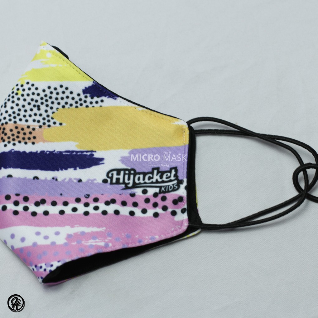 Masker Hijab anak / Masker hijacket Kids / Masker anak wanita muslimah-2
