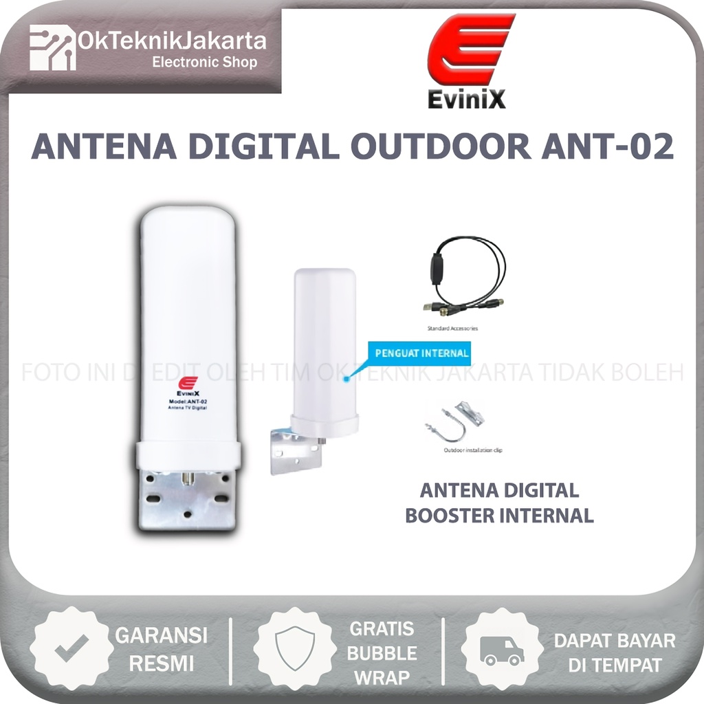 Antena TV Outdoor Digital Evinix ANT 02 DVB T2