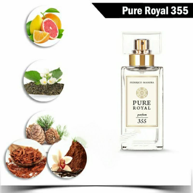 FM 355 PURE ROYAL PARFUM For Woman Federico Mahora EXCLUSIVE ORIGINAL POLAND 50 ml