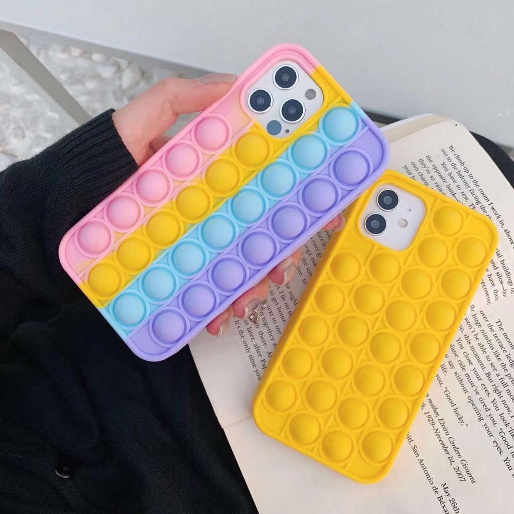 Soft Case Silikon Desain Kartun Pelangi 3d Untuk Iphone 12 Pro Max 12 Mini 11 Pro Max 4 4s 5 5s 6 6s 7 8 Plus Se 2020 X Xs Max Xr