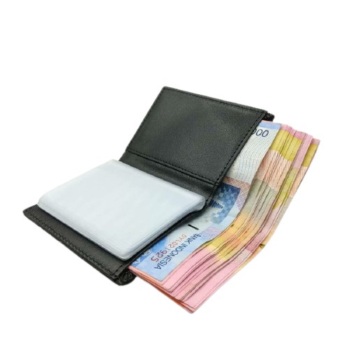 Dompet Kartu 18 in 1 Card Holder + slot uang kulit sintetis MODEL JAHIT KETUPAT