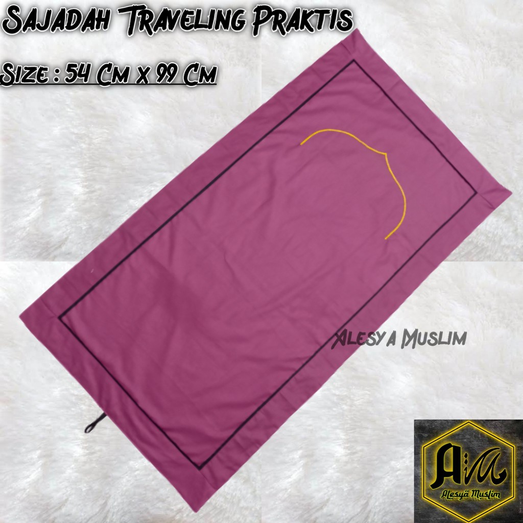 Sajadah Polos Traveling Saku/Harga Grosir/Best Seller/bisa bayar ditempat/COD