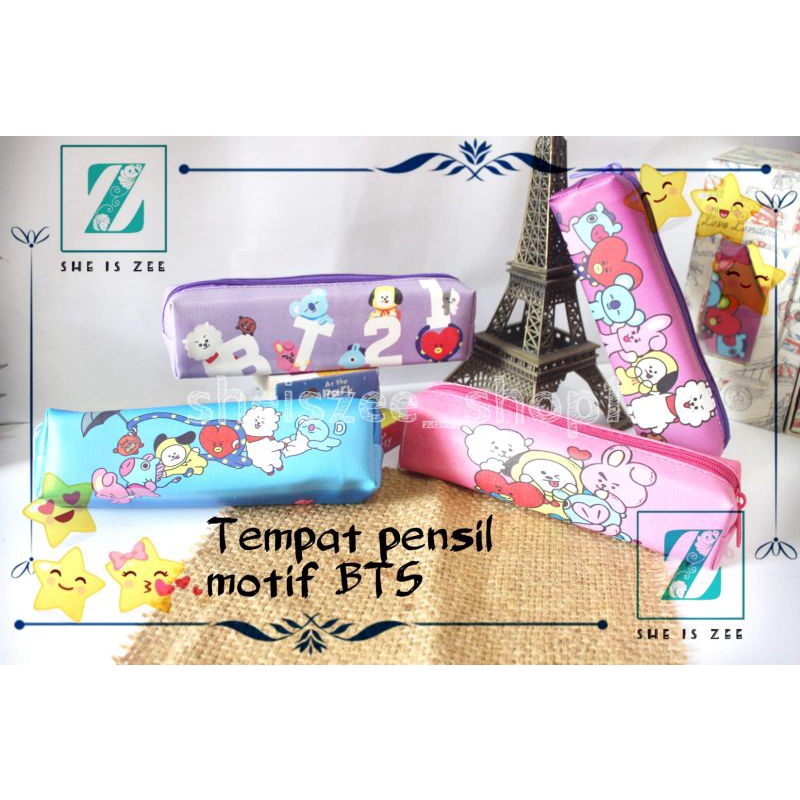 

Tempat pensil bts / alat sekolah / tempat pensil lucu / kotak pensil / bts bt21 / tempat pensil murah /