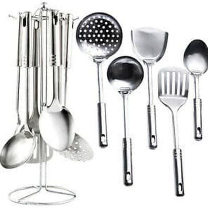 SPATULA BMW 7 IN 1 KITCHEN TOOLS SET STAINLESS