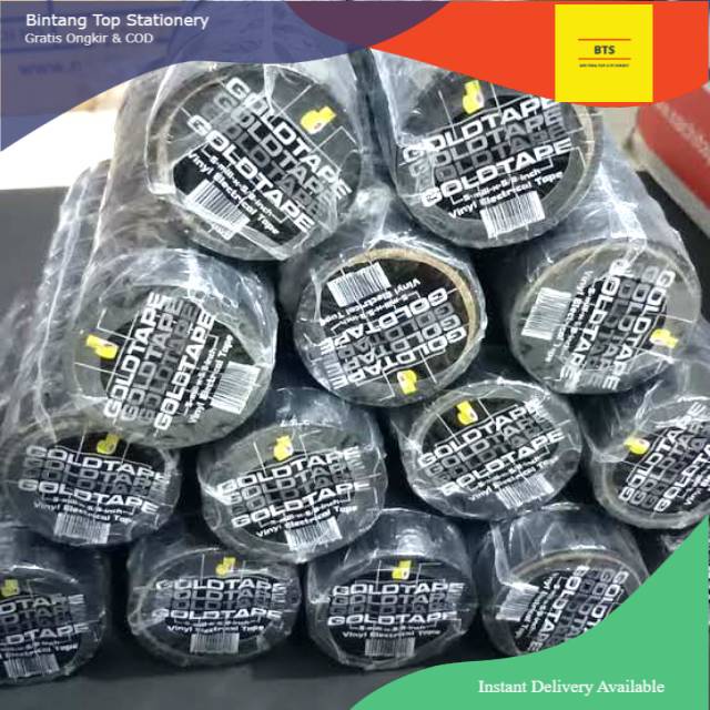 

[BTS] Isolasi Listrik GOLDTAPE (10pcs)