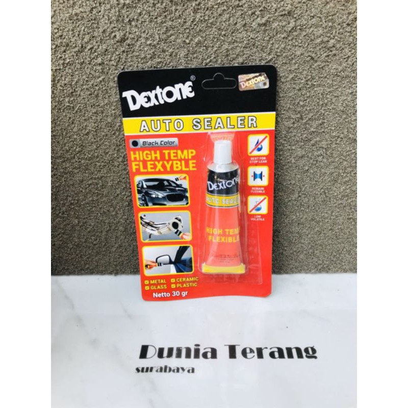 Lem auto Sealer DEXTONE 30ml berwarna hitam