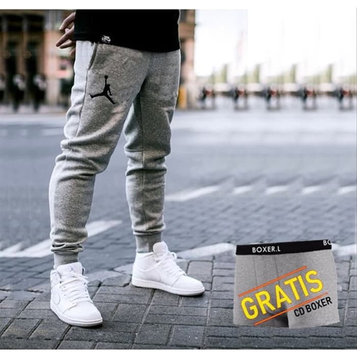 celana training jogger air jordan 1 panjang