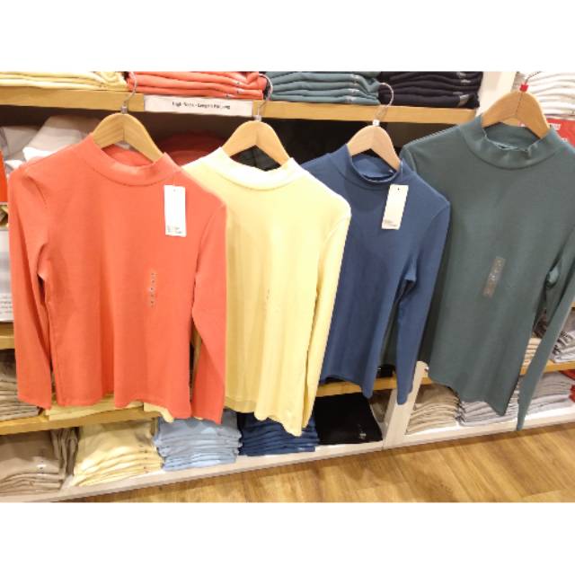 Original t-shirt katun rib uniqlo