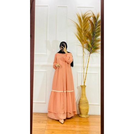 gamis ceruty renda