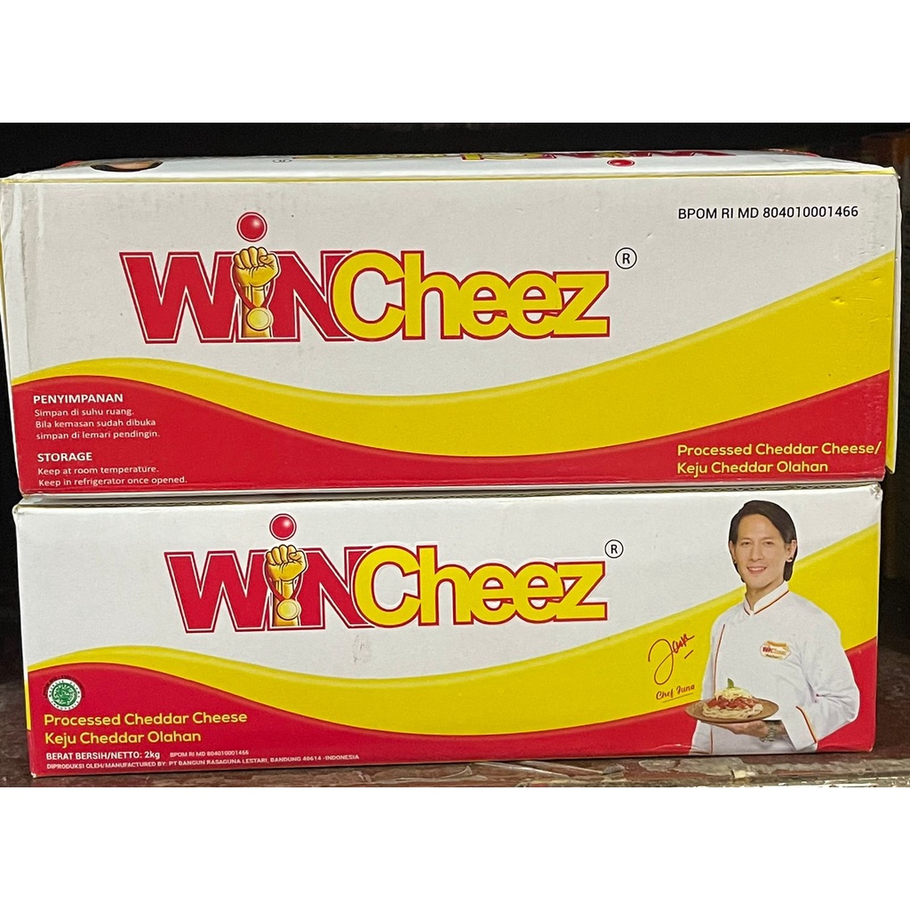 

Keju Wincheez Cheddar Cheese 2kg - Keju