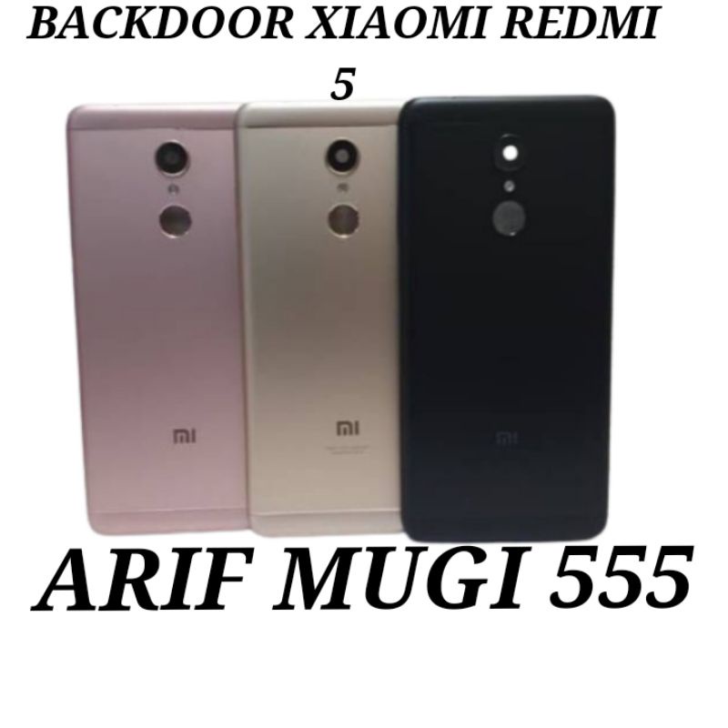 BACKDOOR BACKCOVER KESING CASING HOUSING XIAOMI REDMI 5 TUTUP BELAKANG ORIGINAL