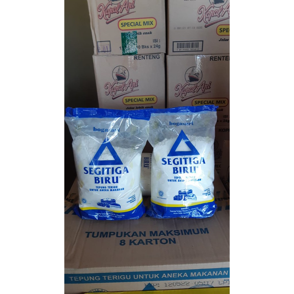 

Terigu Segituga Biru 1 kg Satuan