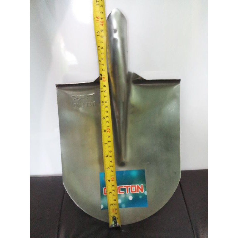 Sekop Lancip stainless Tanpa gagang / Kepala sekop Stainless steel CRICTON