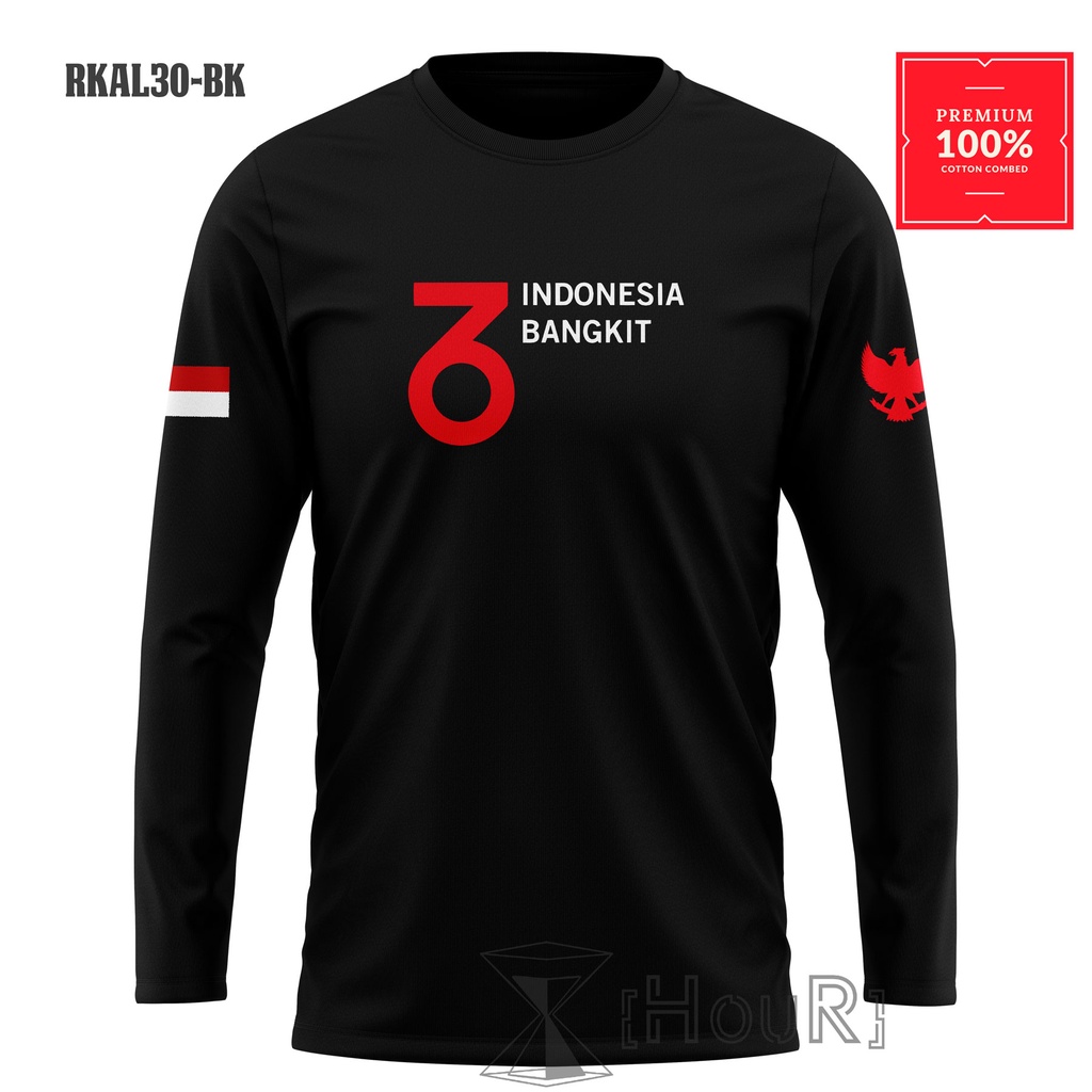 Kaos Lengan Panjang HUT RI Ke76 All Size