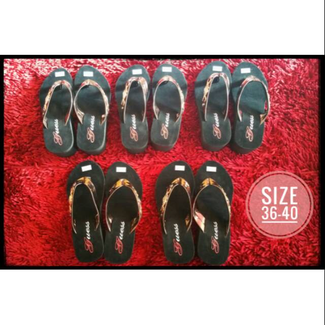 Sandal Wedges Guess Wanita