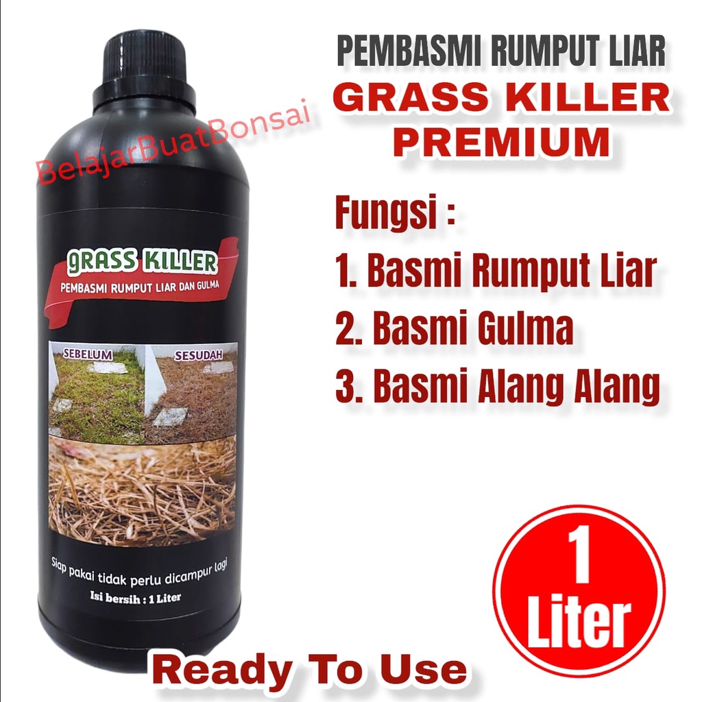 Herbisida Pembasmi Rumput Liar Gulma Grass Killer Siap Pakai 1 Liter