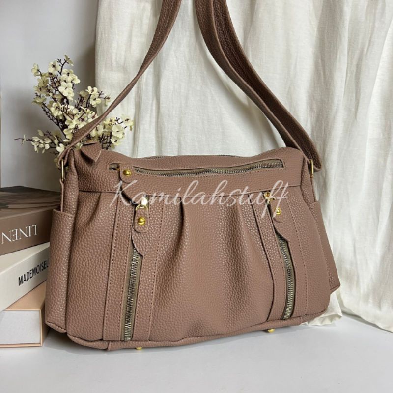 Tas Wanita Selempang Best selling Kulit jeruk sintetis