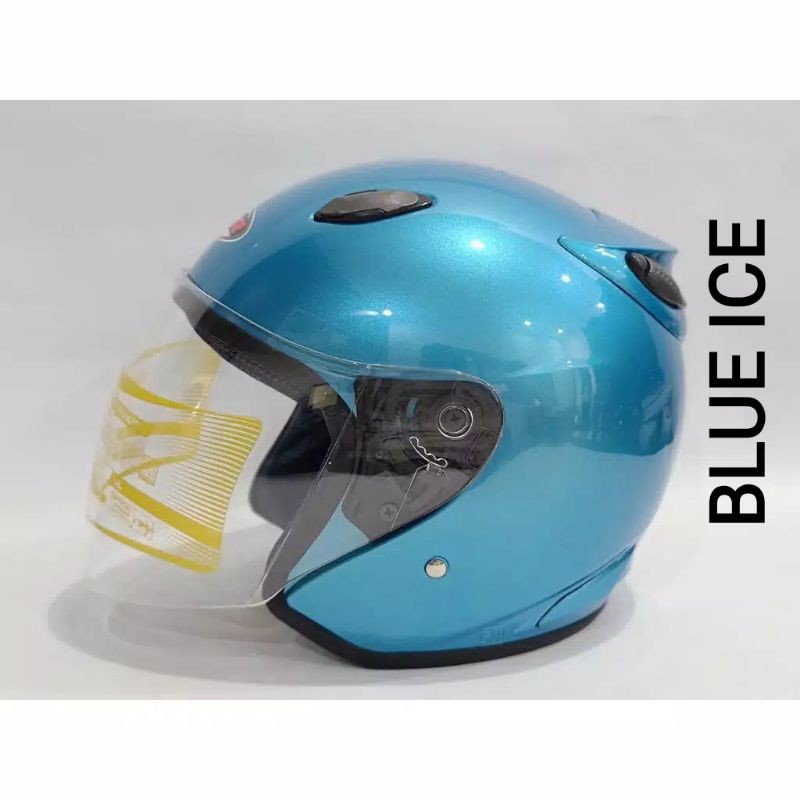 HELM CENTRO MODEL INK HELM BER SNI( FREE STIKER INK )