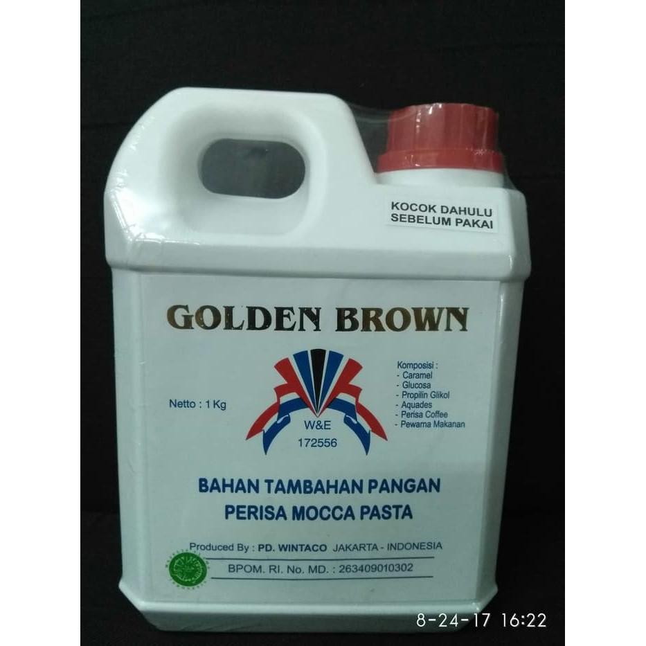 

GOLDEN BROWN Pasta Perisa Kue GOLDEN BROWN MOCCA MOKA Bahan Makanan Kue Baking Pasta Paste 1Kg 1 Kg