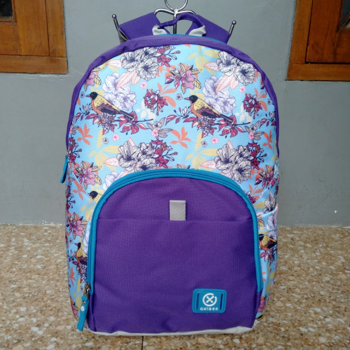 Tas Ransel Sekolah Oxigen Original Flowers