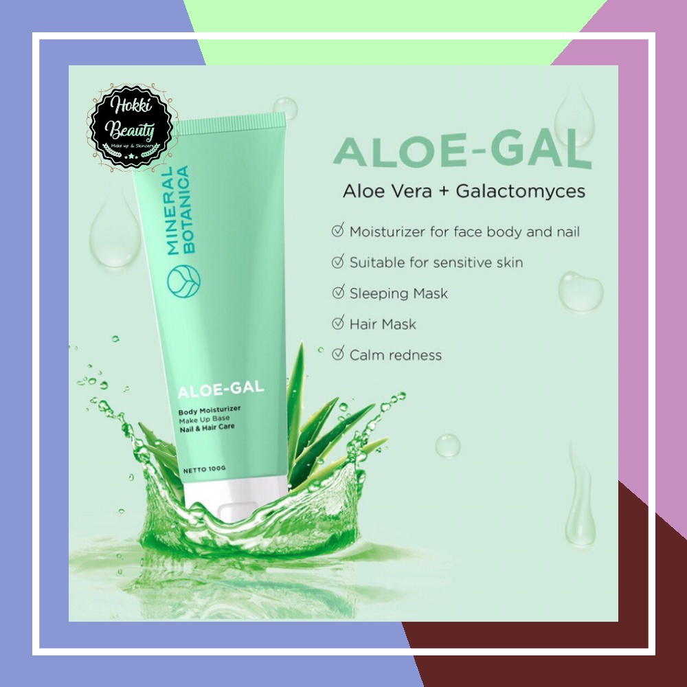 MINERAL BOTANICA ALOE GEL / ALOE VERA BOTANICA / ALOE VERA GEL 100 gr / ALOE VERA GEL MURAH