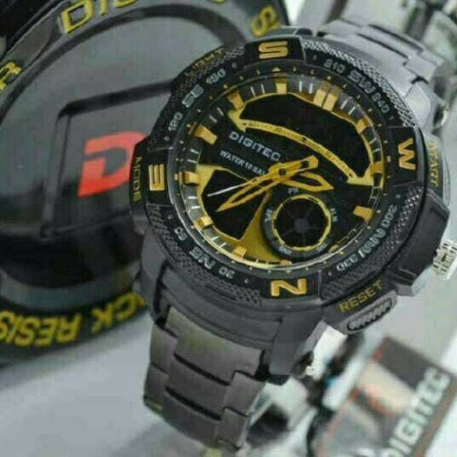 JAM TANGAN SPORT PRIA DIGITEC ORIGINAL RANTAI