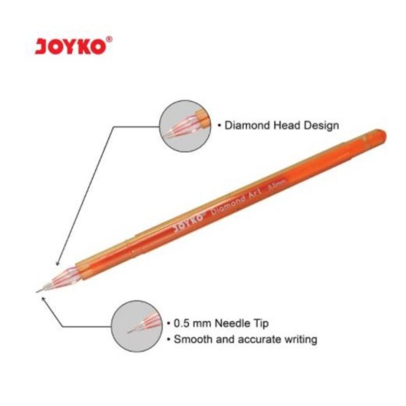 Gel Pen GPC-309S Diamond Art Joyko 8 Warna