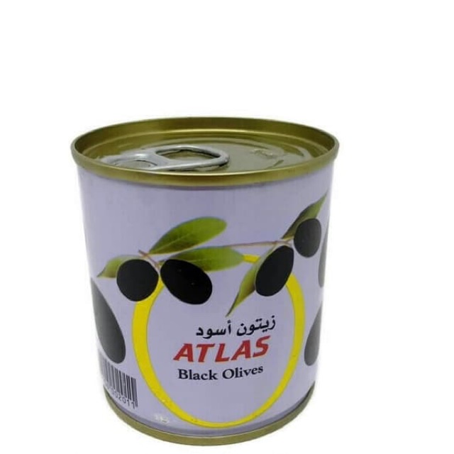 

Buah zaitun hitam Atlas 212 gram- black olive