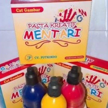 

pasta mentari warna merah kuning biru untuk anak melukis