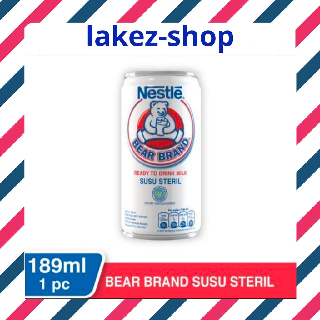 

Nestle Bear Brand Susu Steril RTD 189ml 189 ml