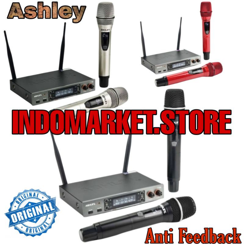 mic ashley combo mic wireless ashley combo ashley combo original garansi resmi 1 tahun anti feedback