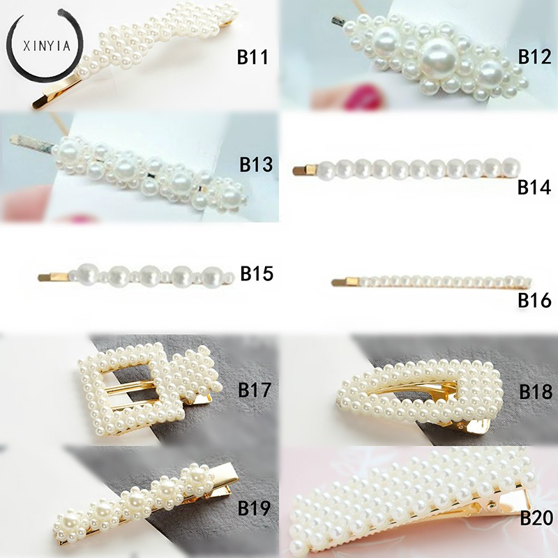 Mutiara Jepit Rambut Wanita Hairclip Fashion Penjepit Rambut Hairpin Perhiasan