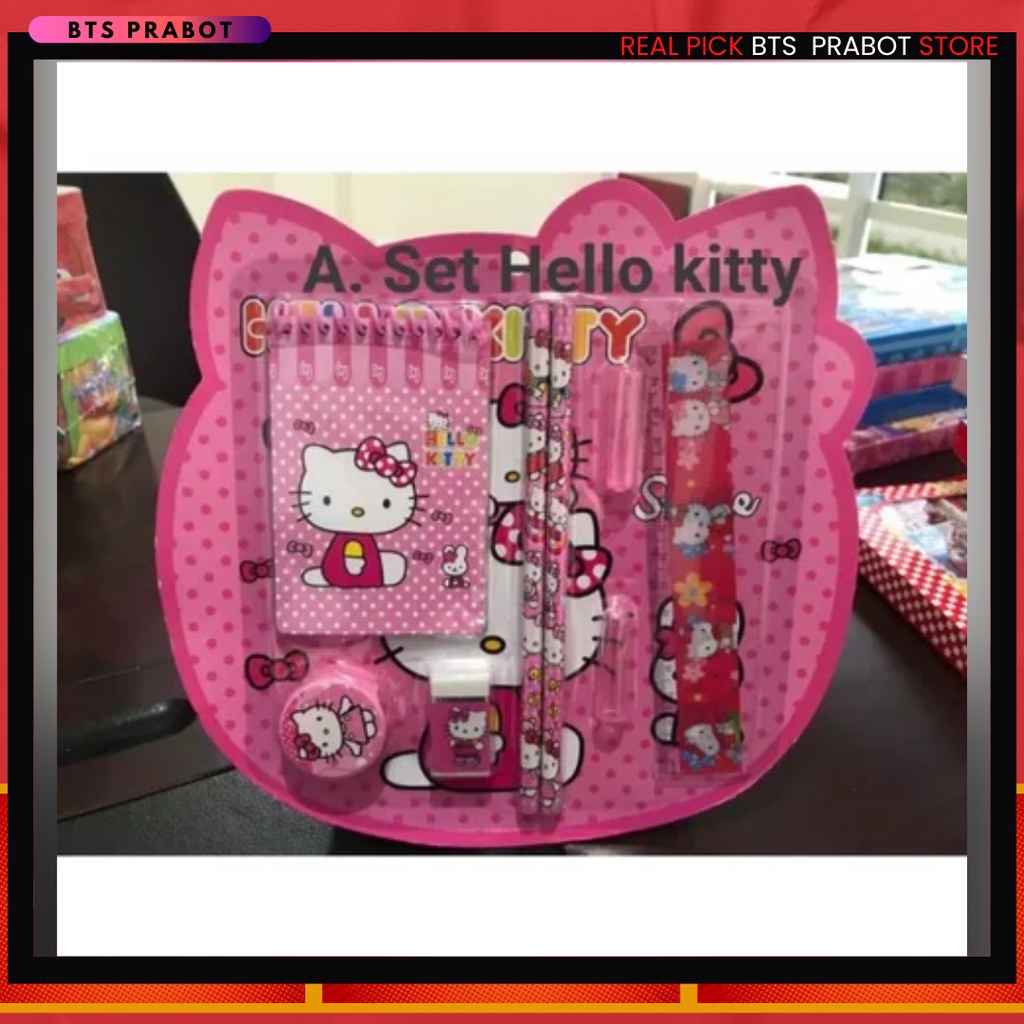 

Pensil Set 8 IN 1 Buku / Alat Tulis Set 8 in 1/ Paket Alat tulis Murah