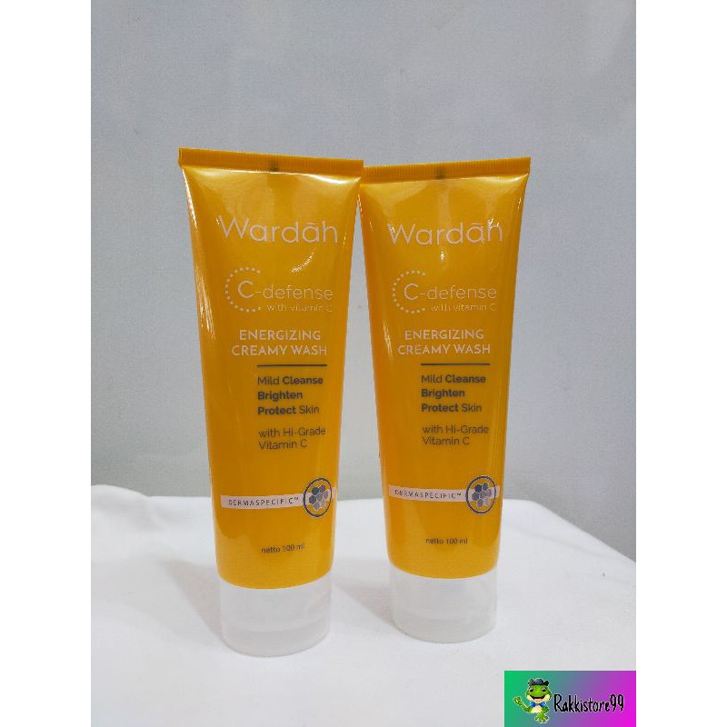 ❣️Rakkistore99❣️Wardah C Defense Energizing Creamy Wash 100ml (C-DEFENSE FW BIASA)