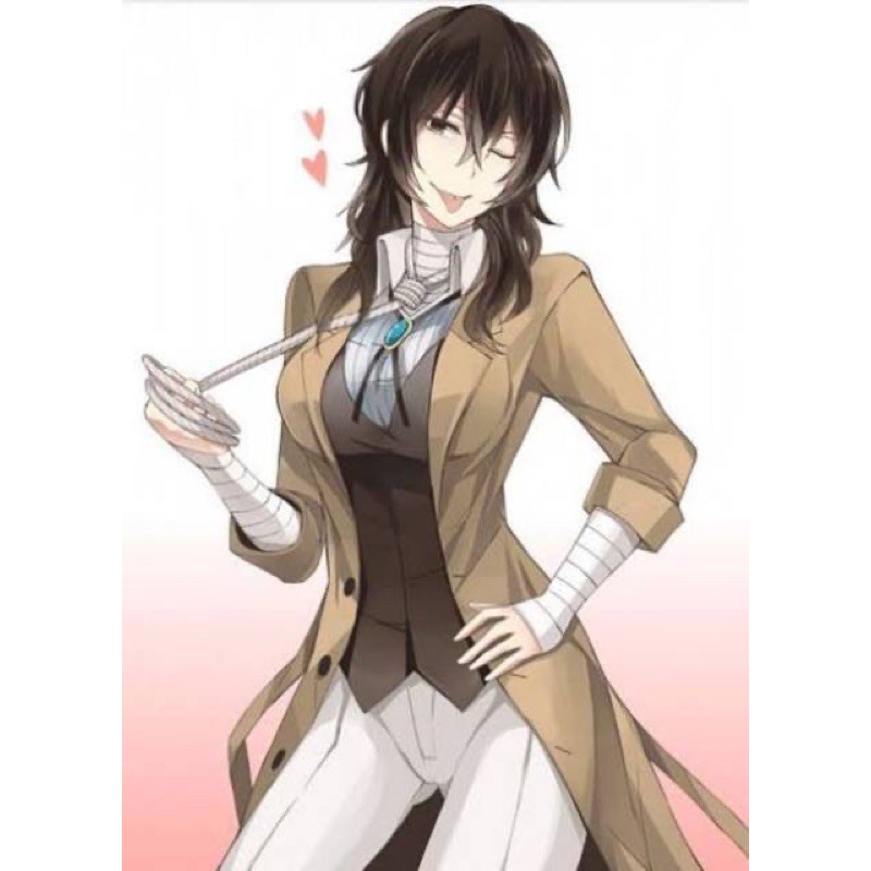 Dazai Osamu Wig cosplay Genderbender bungo stray dogs