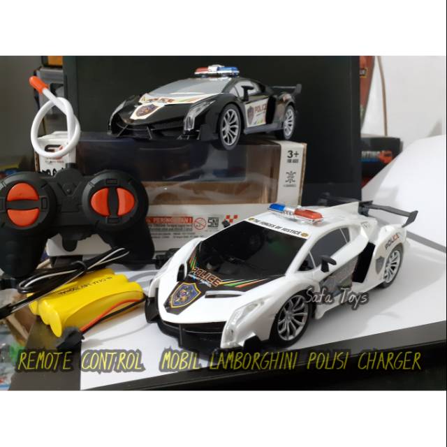 RC Mobil Polisi Super Car Veneno Charger