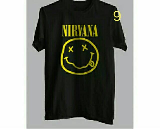 Kaos Musik Nirvana Kurt Cobain