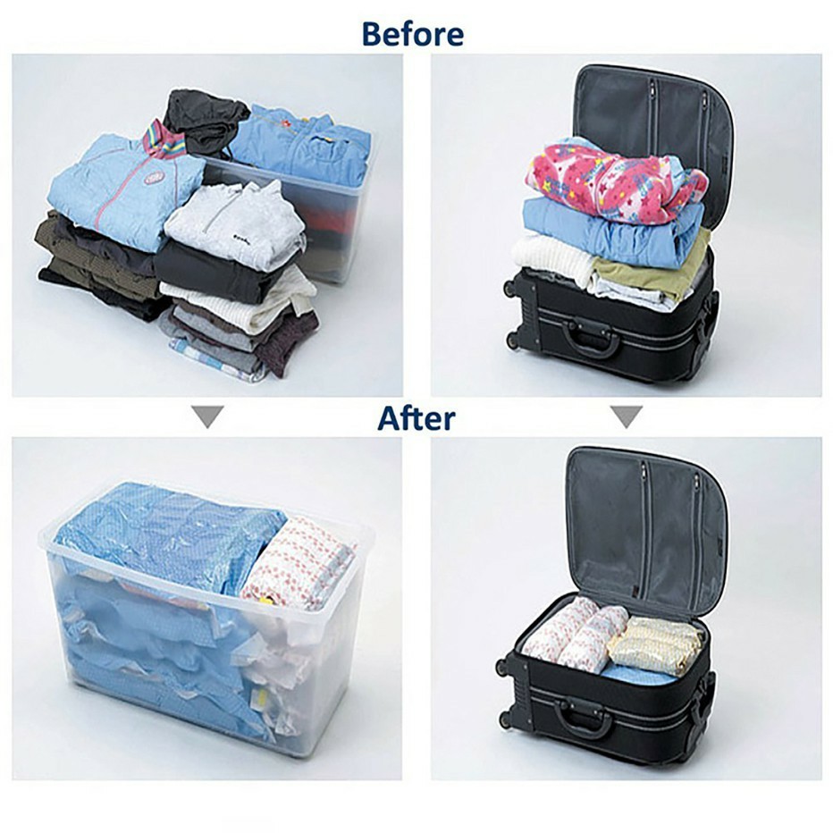 [HOT SALE]Household Closet Vacuum Storage Bag / Travel Vacuum Seal Bags / Clothing Compression Bag / Waterproof Storage Pouch